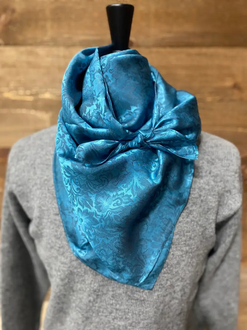 Wild Rags by Lois - Jacquard Maui Blue / 36x36 Wild Rags & Scarves