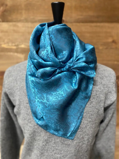 Wild Rags by Lois - Jacquard Maui Blue / 36x36 Wild Rags & Scarves