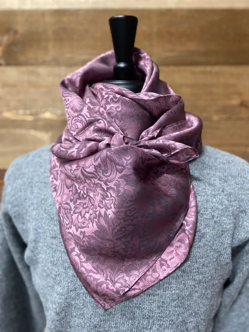 Wild Rags by Lois - Jacquard Plum / 36x36 Wild Rags & Scarves
