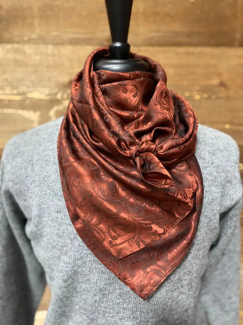 Wild Rags by Lois - Jacquard Rosewood Swirl / 36x36 Wild Rags & Scarves