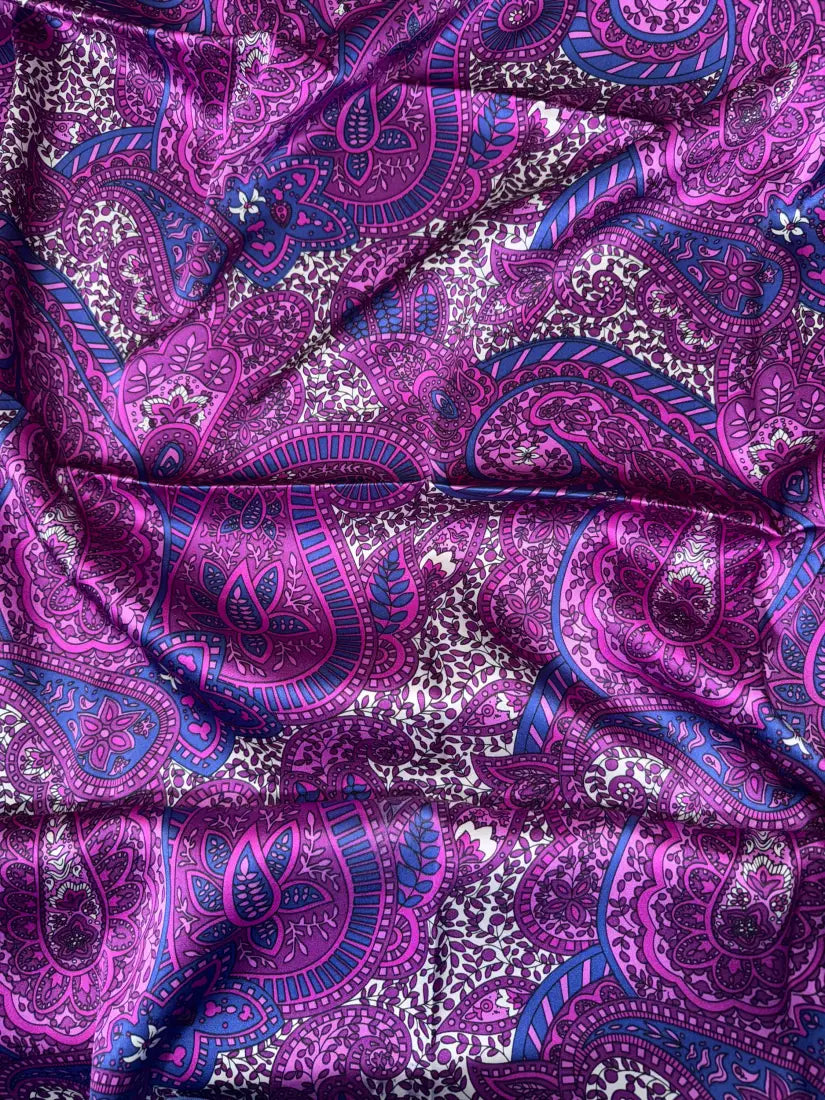 Wild Rags by Lois - Paisley Paisley Purple Haze / 36x36 Wild Rags & Scarves