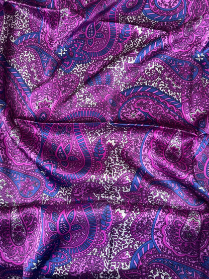 Wild Rags by Lois - Paisley Paisley Purple Haze / 36x36 Wild Rags & Scarves