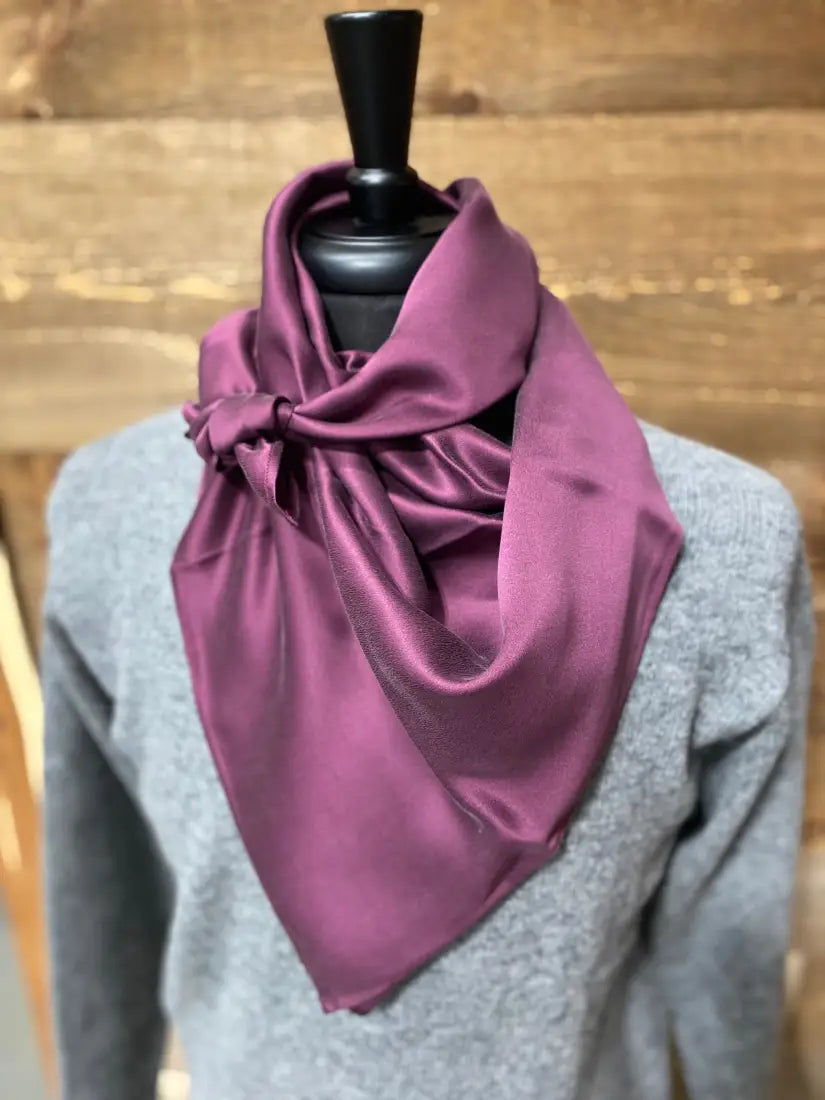 Wild Rags by Lois - Sandwashed/Sueded Maroon / 36x36 Wild Rags & Scarves