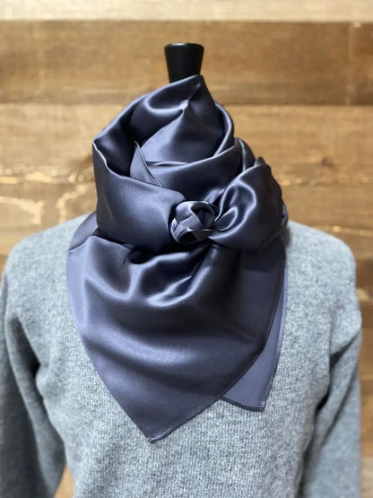 Wild Rags by Lois - Solids Dark Gray / 36x36 Wild Rags & Scarves