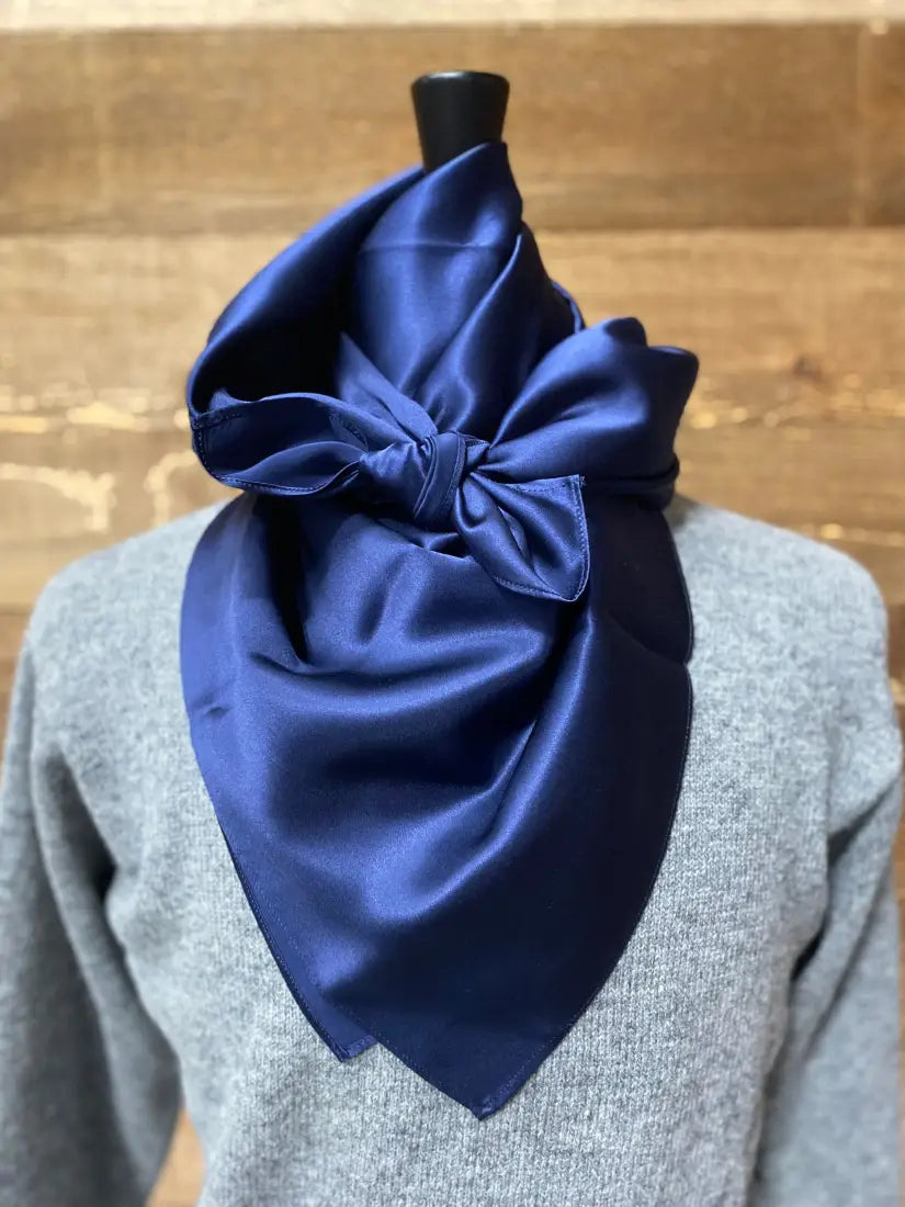 Wild Rags by Lois - Solids Navy / 36x36 Wild Rags & Scarves