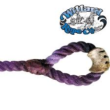 Willard Calf String - Violet Black Tail 5/16"