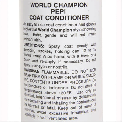 World Champion Pepi Coat Conditioner Hair & Coat Care