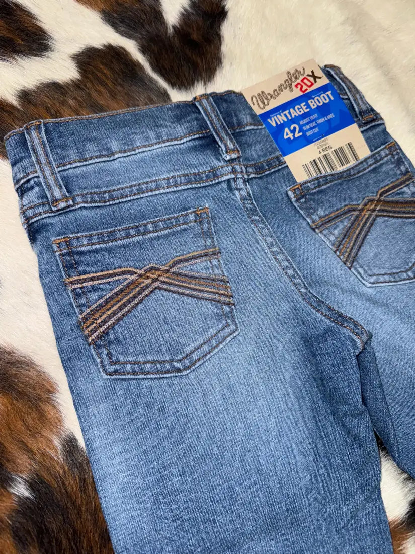 Wrangler Boy’s Caprock 20X Vintage Jean 5R Boy’s Bottoms