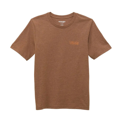 Wrangler Boy’s Heather Cacao Nibs Graphic T-Shirt Boy’s T-Shirt