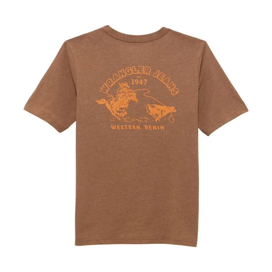Wrangler Boy’s Heather Cacao Nibs Graphic T-Shirt XXSmall Boy’s T-Shirt