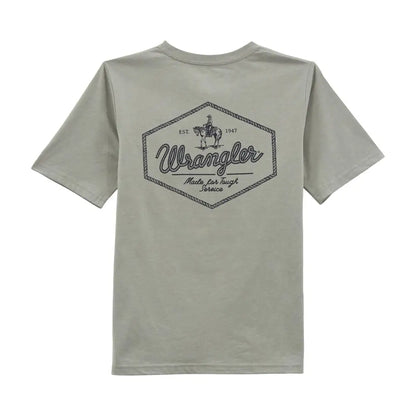 Wrangler Boy’s Heather Limestone T-Shirt XXSmall Boy’s T-Shirt