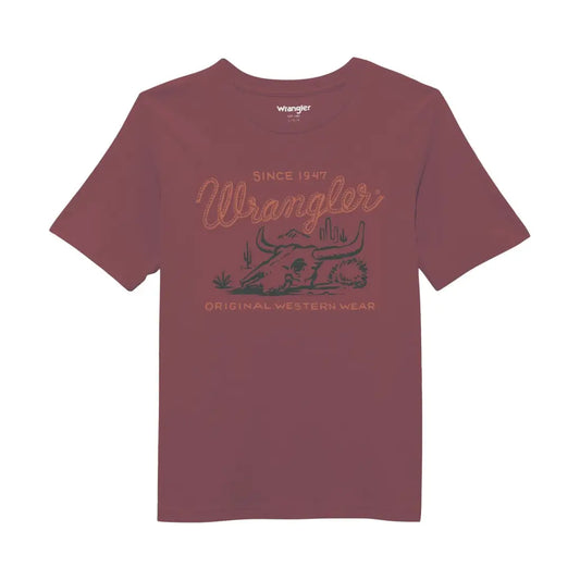 Wrangler Boy’s Heather Wild Ginger Graphic T-Shirt XXSmall Boy’s T-Shirt