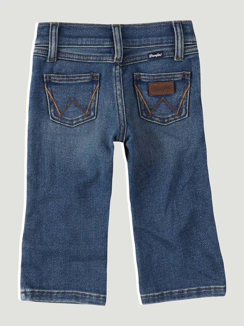 Wrangler Boy’s Infant Dashed Ropin’ Bootcut Jean 0-3M Boy’s Infant