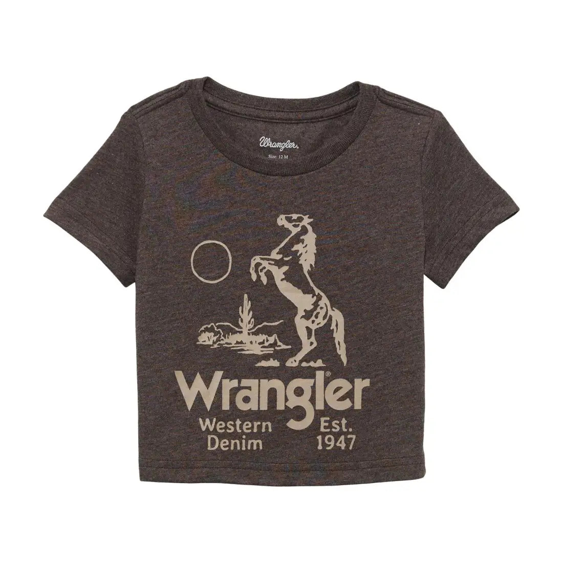 Wrangler Boy’s Infant Heather Ganache Graphic T-Shirt 0-3M Boy’s Infant