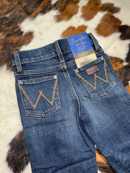 Wrangler Boy’s Mountain Edge Slim Bootcut Jean 4S Boy’s Bottoms