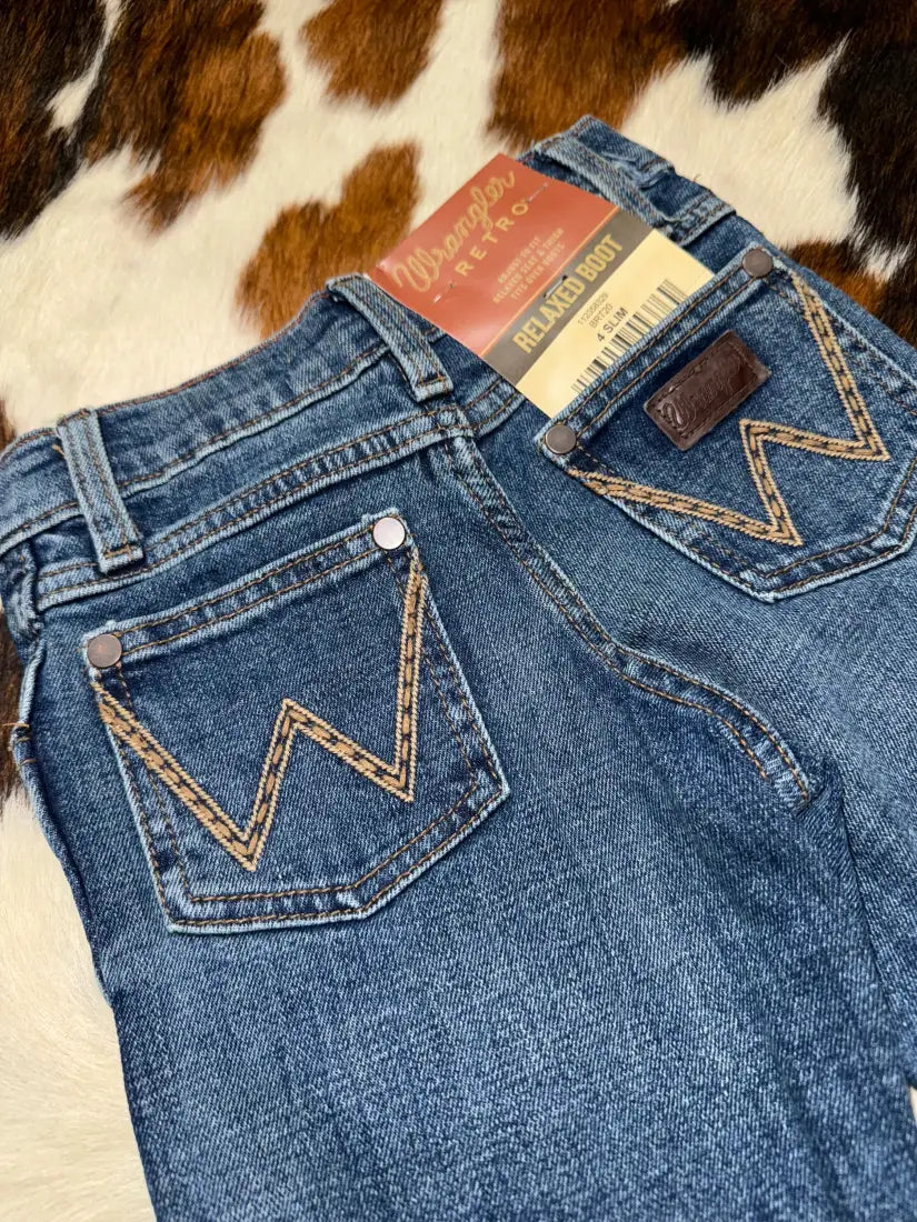 Wrangler Boy’s River Dash Slim Bootcut Jean 4S Boy’s Bottoms