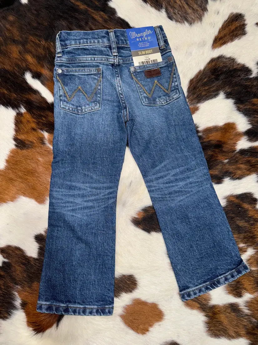 Wrangler Boy’s Sid Retro Bootcut Jean Boy’s Bottoms