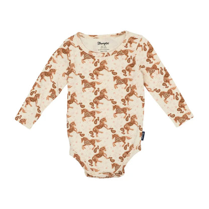 Wrangler Girl’s Infant Paisley Horse Bodysuit Girl’s Infant