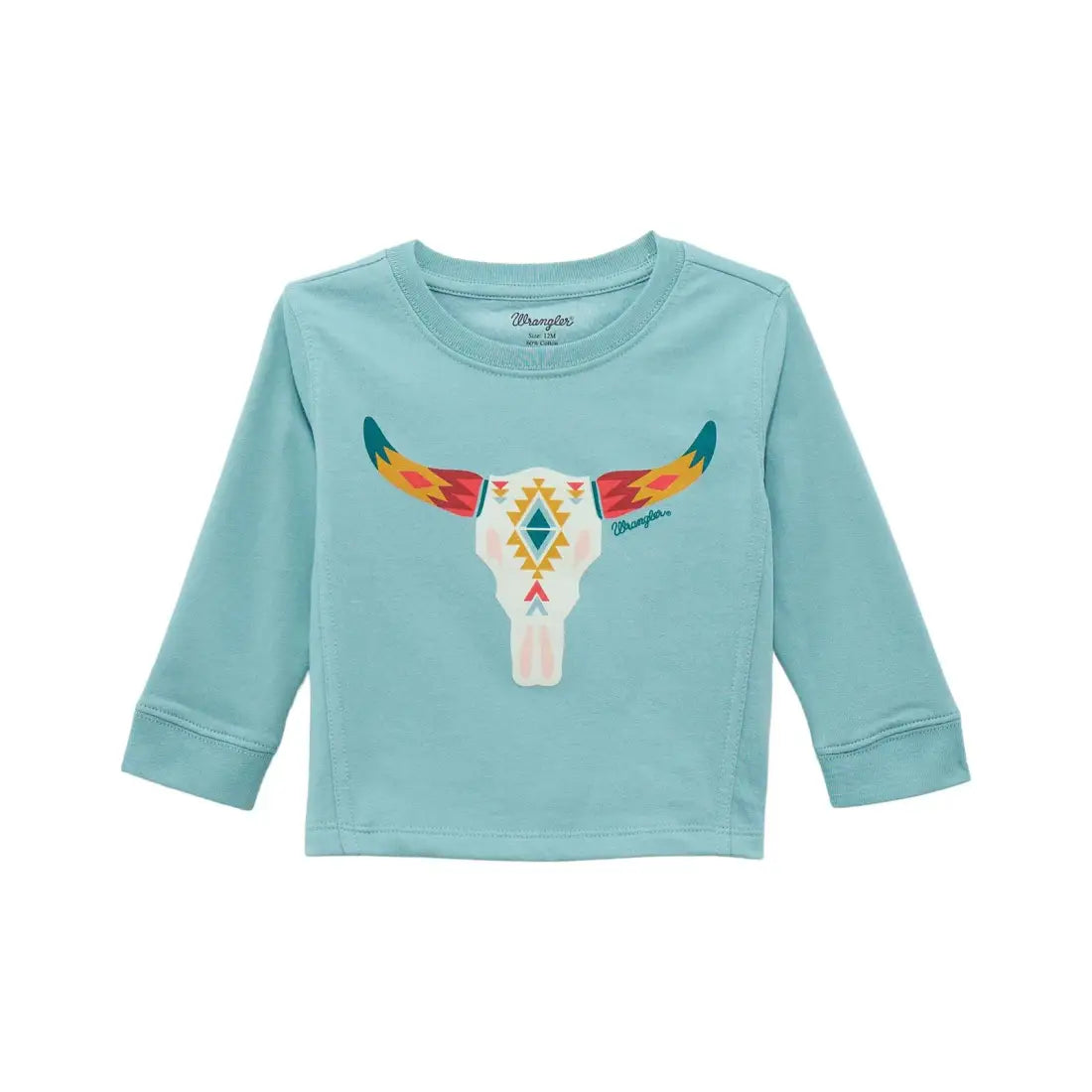Wrangler Girl’s Toddler Blue Crew Sweatshirt Girl’s Toddler Top