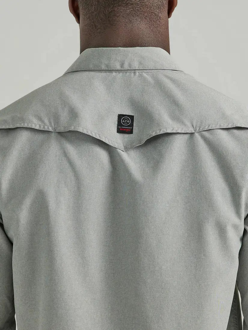 Wrangler Men’s Big & Tall Raven ATG Western Shirt Men’s Extended Sizes