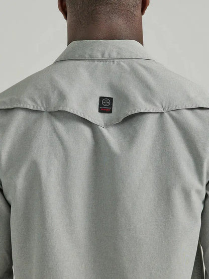 Wrangler Men’s Big & Tall Raven ATG Western Shirt Men’s Extended Sizes