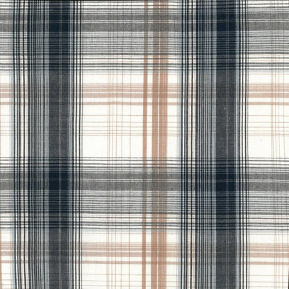 Wrangler Men’s Cream & Navy Plaid 20X Competition Western Shirt Men’s Western