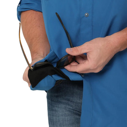 Wrangler Men’s Performance High Tide Western Shirt Men’s Western