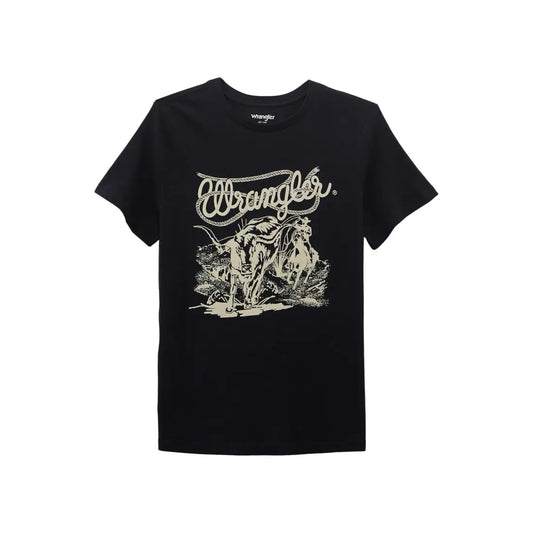 Wrangler Women’s Black Beauty Retro Graphic T-Shirt Women’s T-Shirt