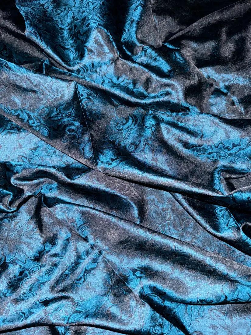 Wyoming Traders Baroque Silk Wild Rag Cobalt Wild Rags & Scarves