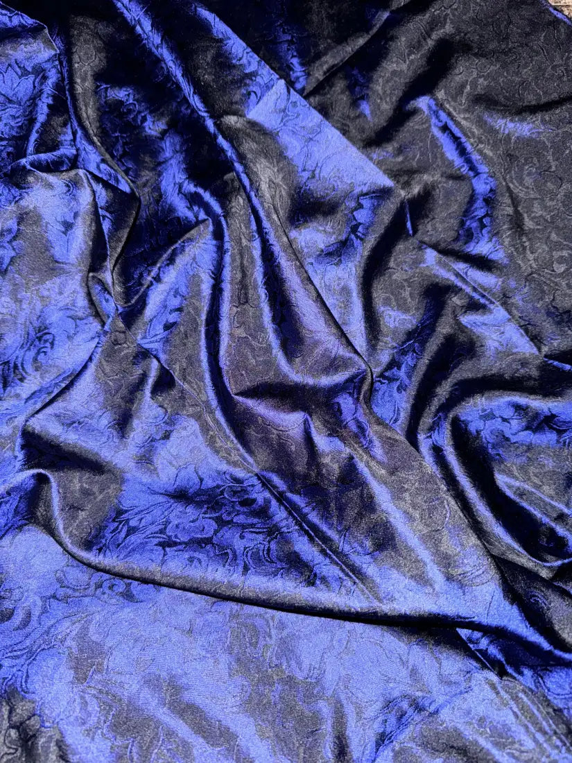 Wyoming Traders Baroque Silk Wild Rag Indigo Wild Rags & Scarves