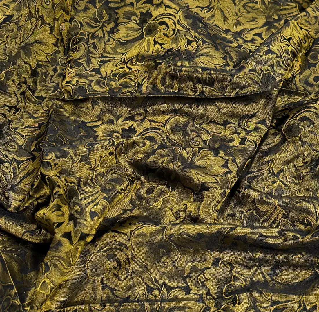 Wyoming Traders Baroque Silk Wild Rag Olive Wild Rags & Scarves