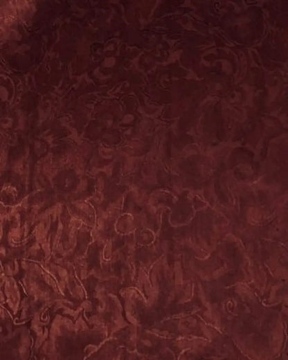 Wyoming Traders Jacquard Silk Wild Rag 34.5’’ / Cranberry Wild Rags & Scarves