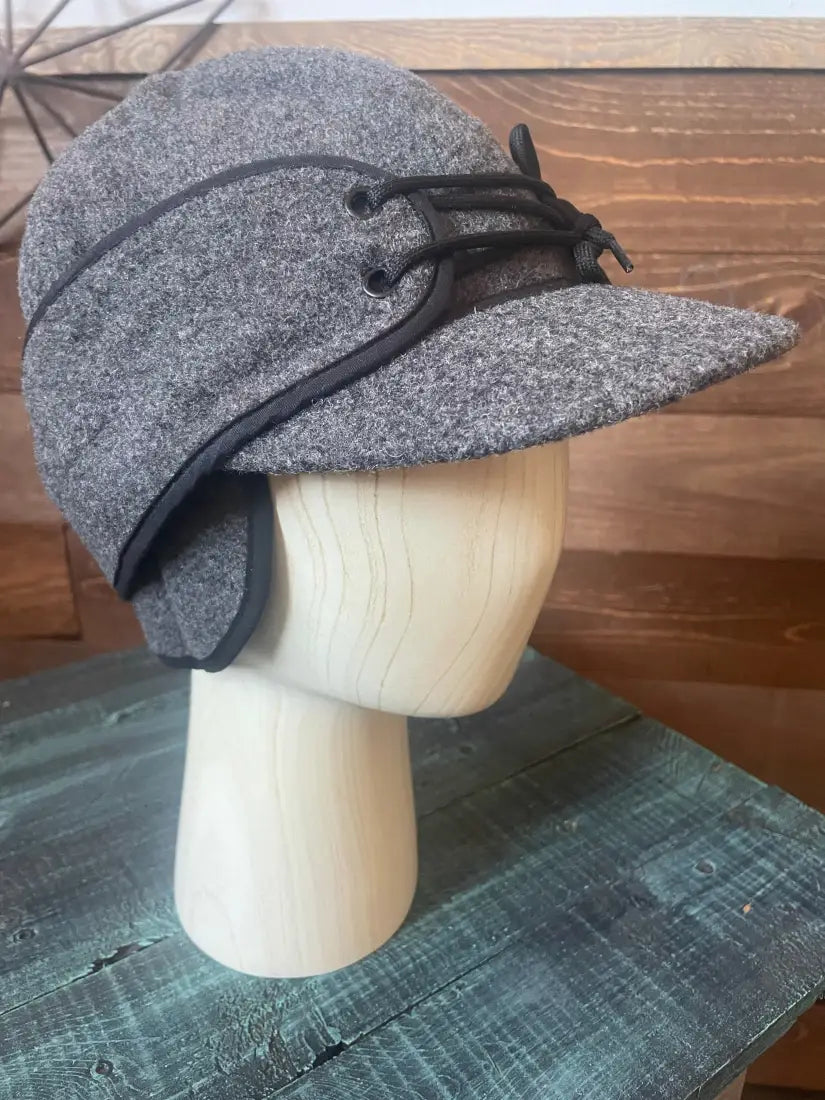 Wyoming Traders Mackenzie Wool Hat 6 7/8 / Charcoal Winter Hats