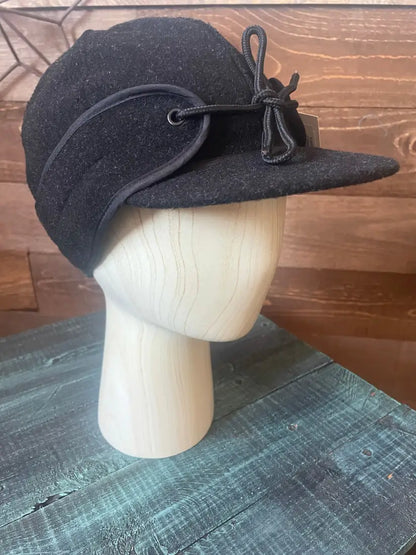 Wyoming Traders Yukon Wool Hat 6 7/8 / Black Winter Hats