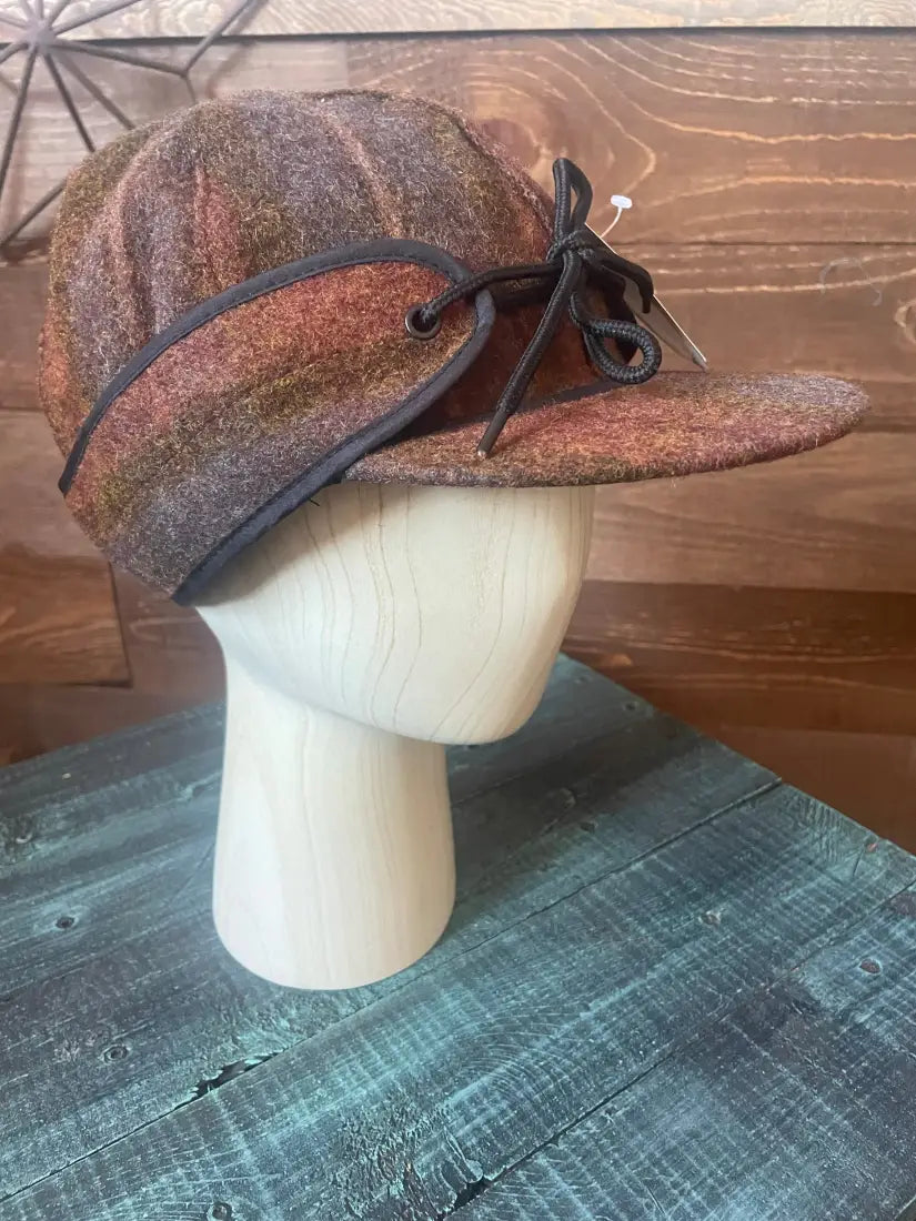 Wyoming Traders Yukon Wool Hat 6 7/8 / Tan Plaid Winter Hats