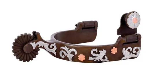 Cowboy Tack Youth Antique Floral Spurs