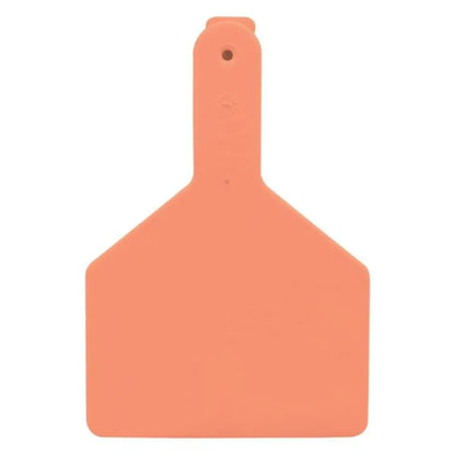 Z Tag No-Snag One Piece Cow Ear Tags - Blank 25 Count Orange Tagging Supplies