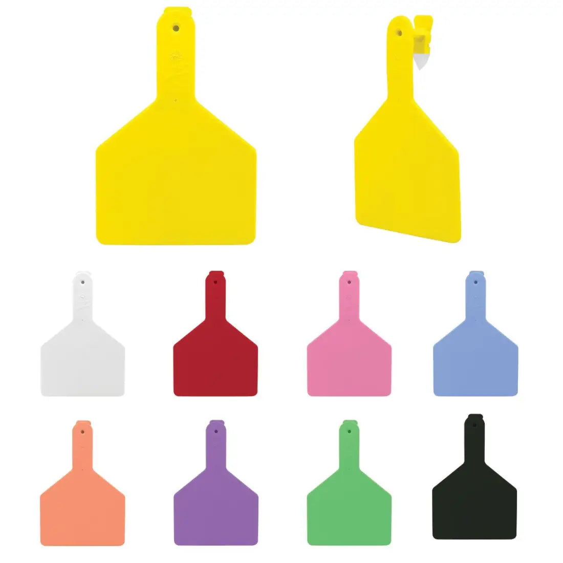 Z Tag No-Snag One Piece Cow Ear Tags - Blank 25 Count Tagging Supplies