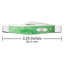 Load image into Gallery viewer, Case Emerald Green Bone Medium Stockman Knife
