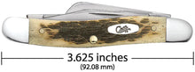 Load image into Gallery viewer, Case Amber Bone Peach Seed Jig Medium Stockman Knife

