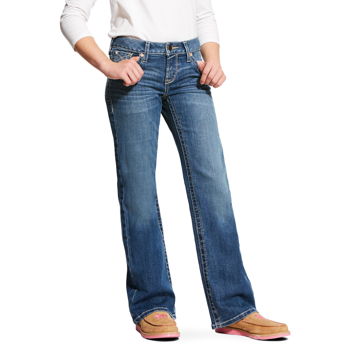 Ariat Girl's Whipstitch Bootcut Jean