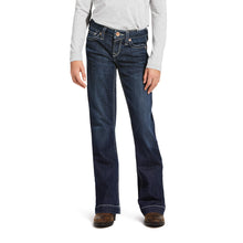 Load image into Gallery viewer, Ariat Girl&#39;s Mid Rise Stretch Ella Trouser Jean
