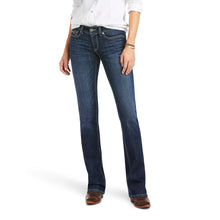 Load image into Gallery viewer, Ariat Women&#39;s R.E.A.L. Mid Rise Midnight Alexandra Bootcut Jean
