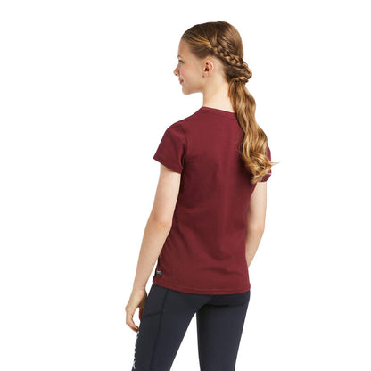 Ariat Girl's Wine "My Love" Horse T-Shirt