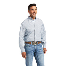 Load image into Gallery viewer, Ariat Men&#39;s Tobin White &amp; Gray Print Western Shirt
