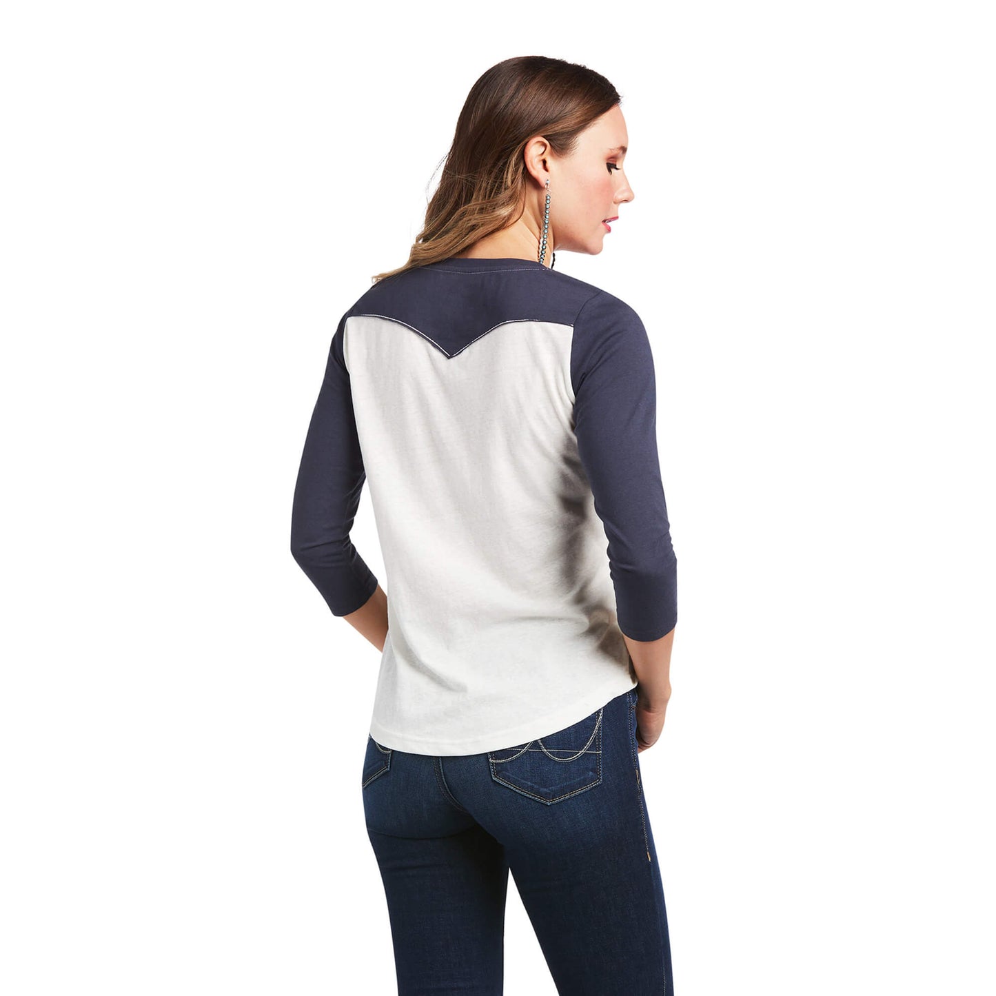 Ariat Women's Ranch Flowers Raglan Shirt