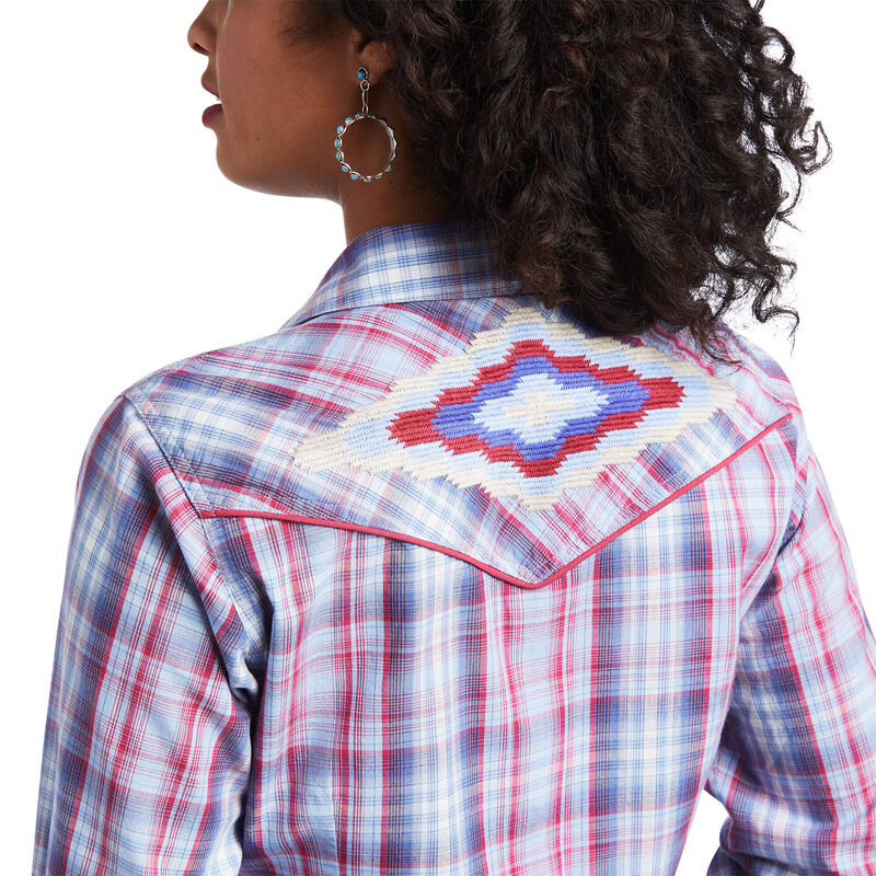 Ariat Women's Cornflower Plaid Western Shirt