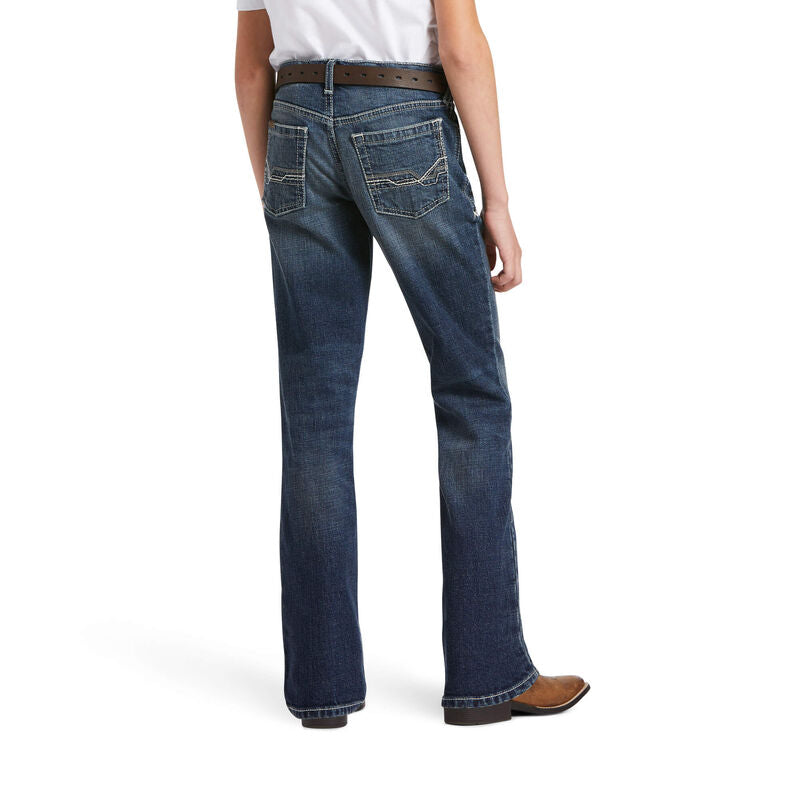 Ariat Boy's B4 Relaxed Augustus Bootcut Jean