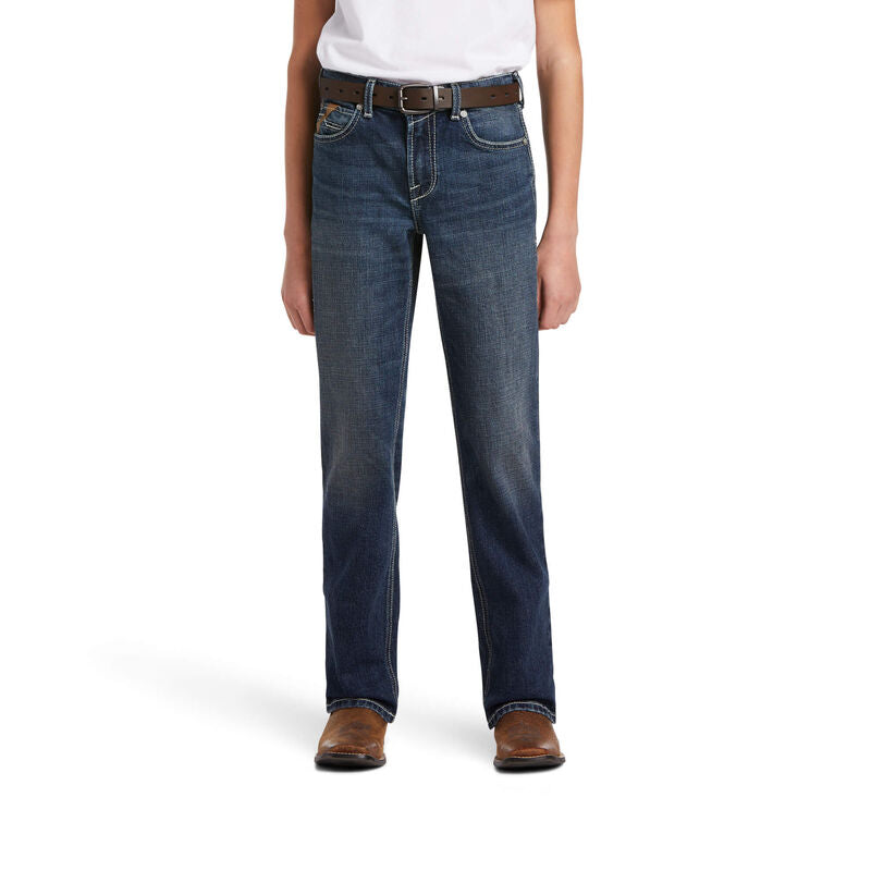 Ariat Boy's B4 Relaxed Augustus Bootcut Jean