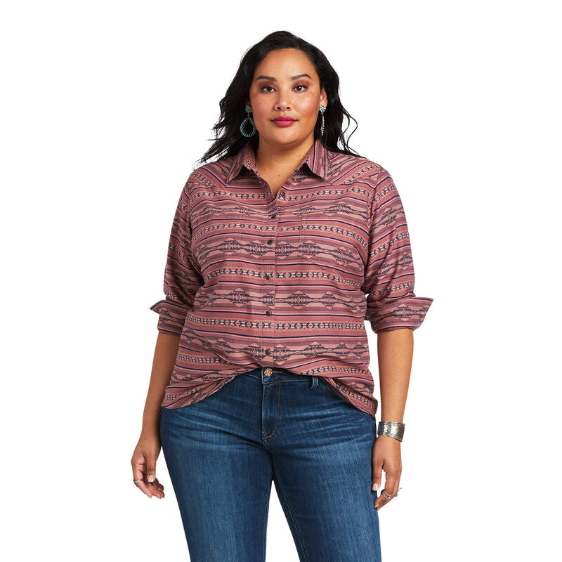 Ariat Women's R.E.A.L. Billie Jean Zona Jacquard Western Shirt